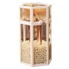 T38-W0152 Makeup brush storage holder, dust-proof cover, glass table, cosmetics and grooming box, light luxury ins style Specification image